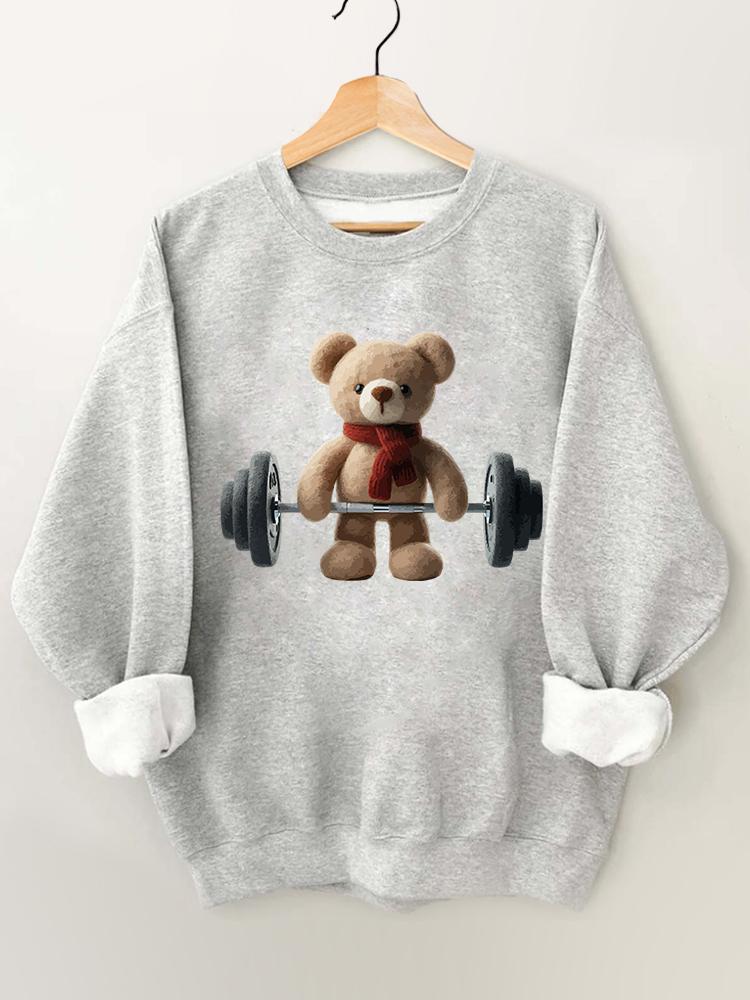 Weightlifting Toy Bear Gym Sweatshirt