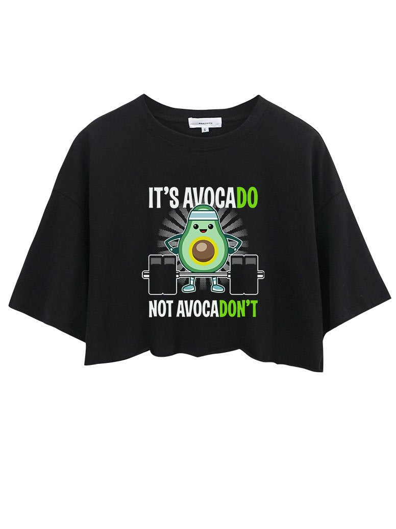 IT'S AVOCADO Crop Tops