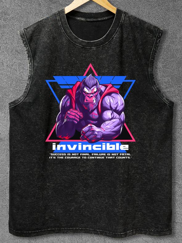 INVINCIBLE Washed Gym Tank