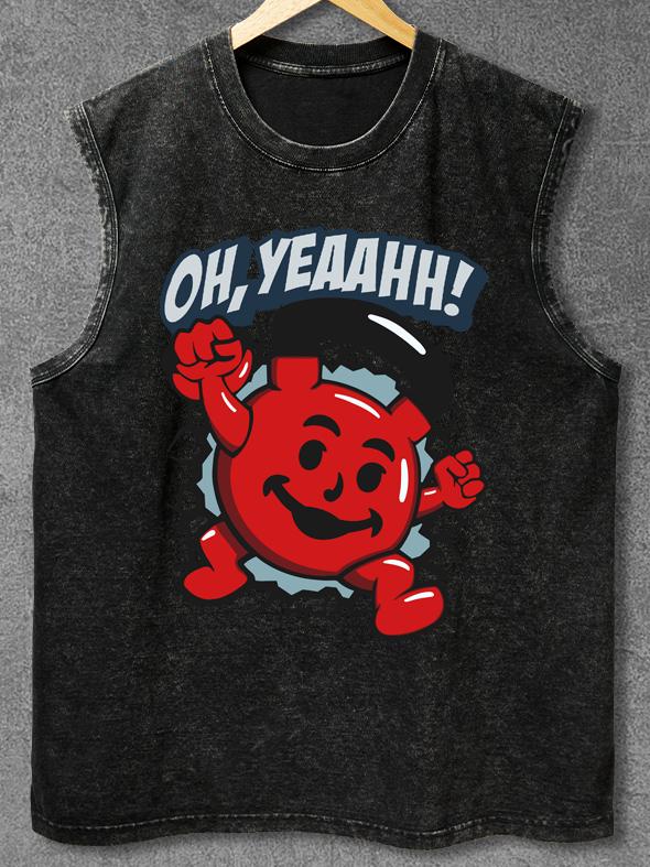 KETTLEBELL MAN Washed Gym Tank