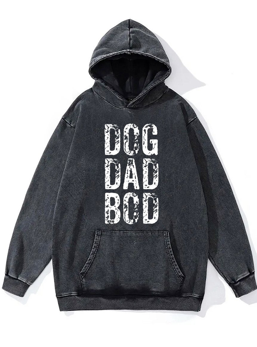 DOG DAD BOD Washed Gym Hoodie