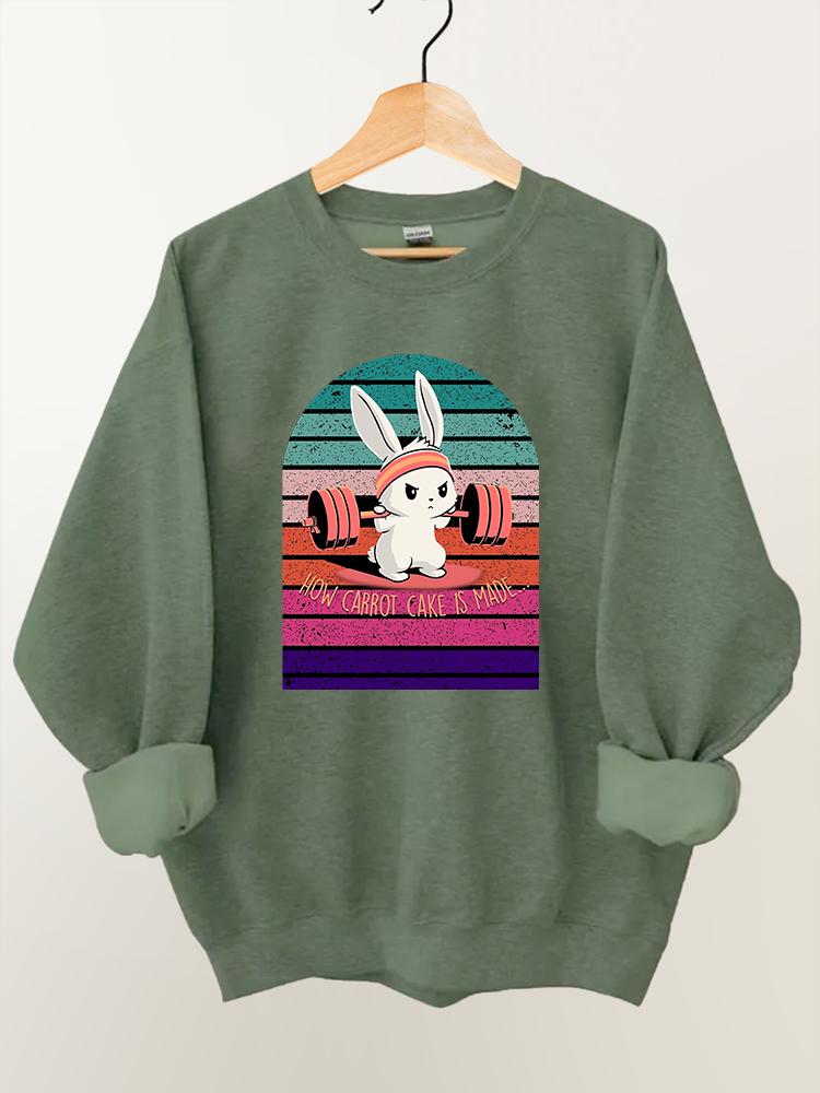 HOW CARROT CAKE IS MADE Gym Sweatshirt