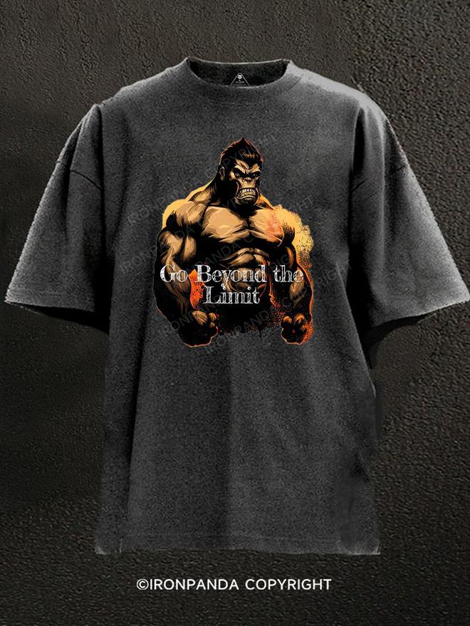 Go Beyond the Limit Washed Gym Shirt