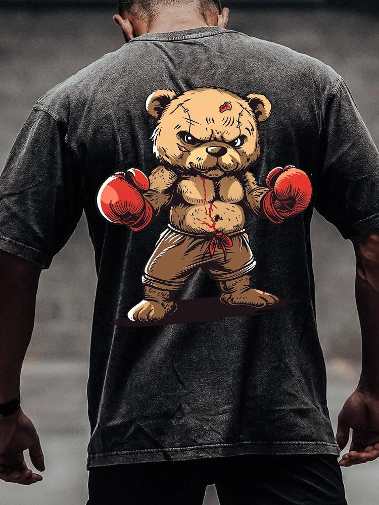 BOXING BEAR Washed Gym Shirt