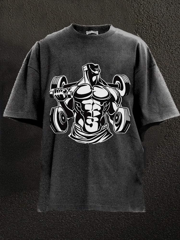 Muscle Man Washed Gym Shirt