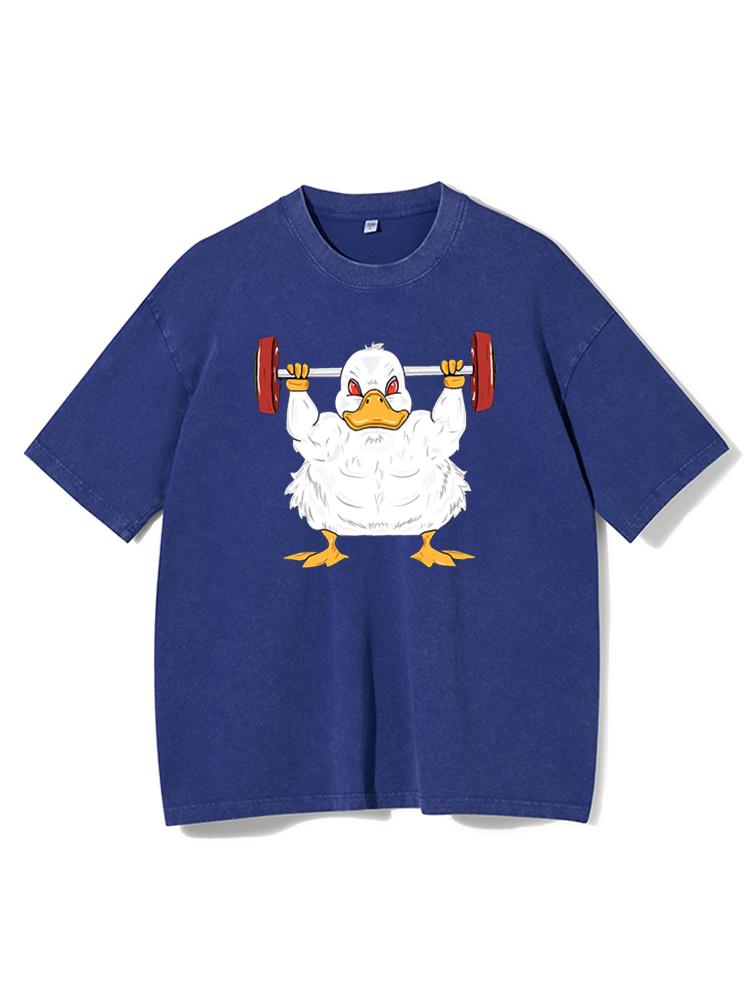 Strong duck Washed Gym Shirt