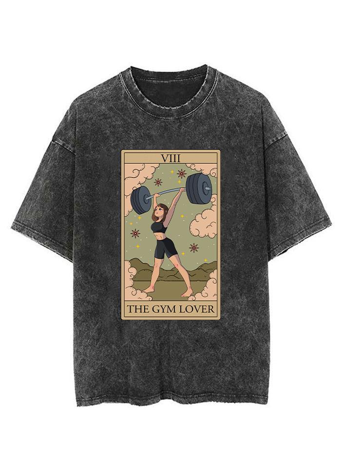 CARTOON THE GYM LOVER TAROT VINTAGE GYM SHIRT