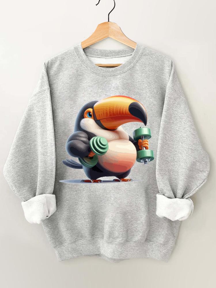 Ironpanda Lift Heavy Toucan Gym Sweatshirt