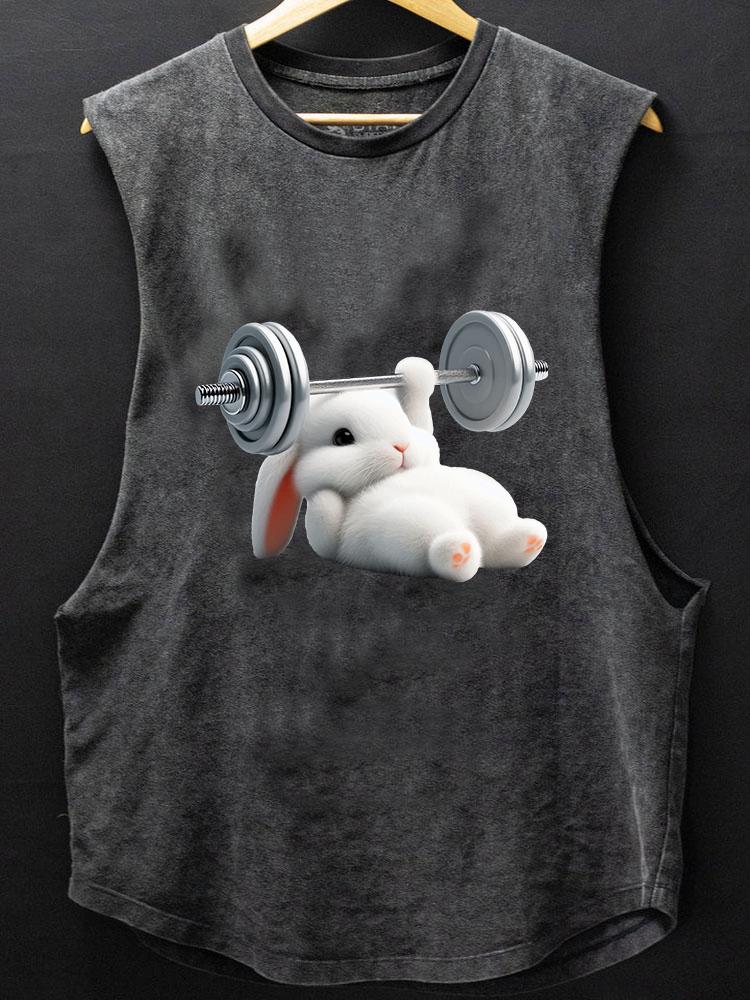 rabbit bench press BOTTOM COTTON TANK