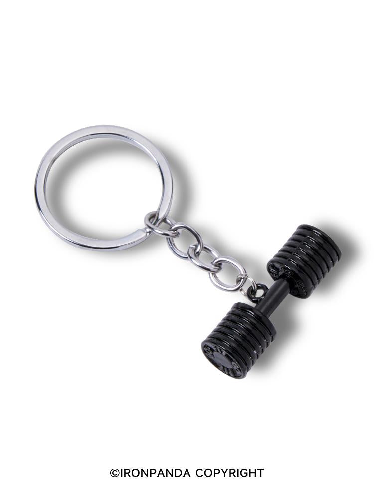 IronPanda dumbbell Keychain