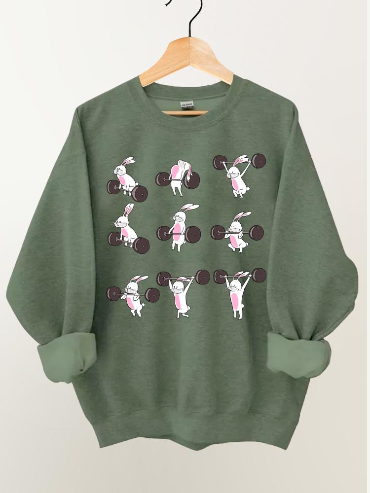 Ironpanda Lift Heavy Rabbit Gym Sweatshirt