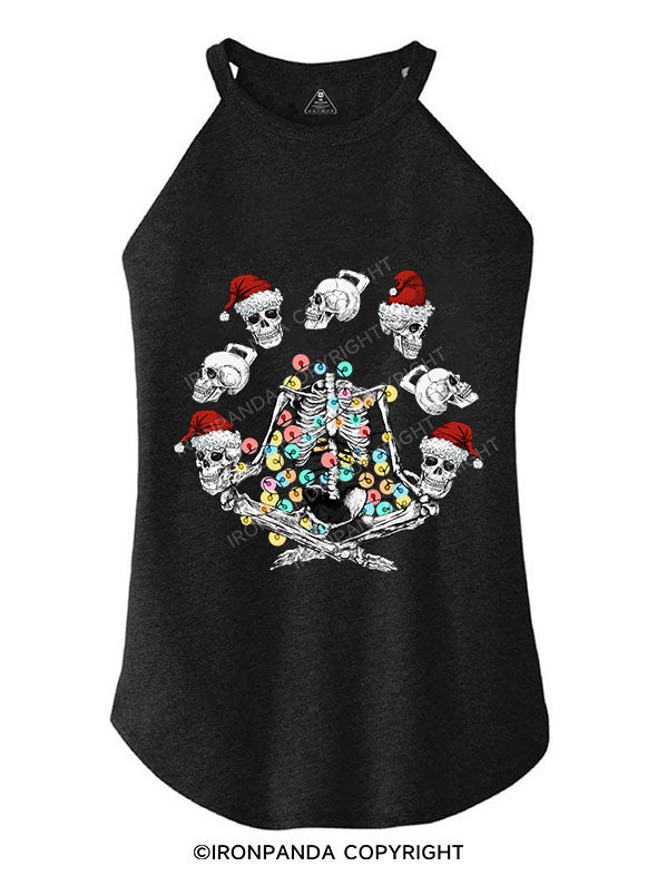 MEDITATION CHRISTMAS TRI ROCKER COTTON TANK