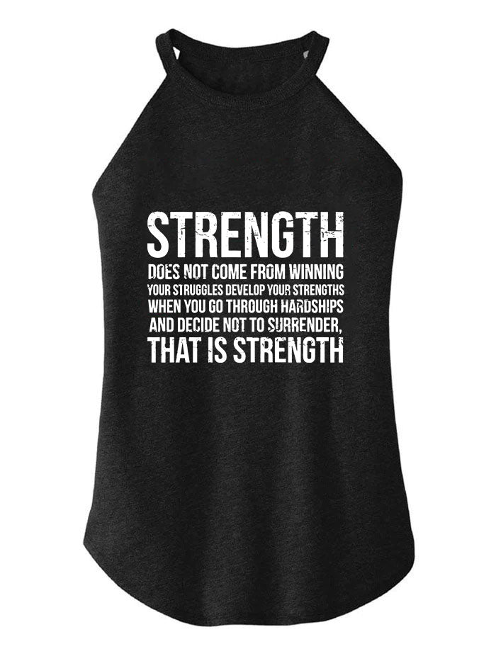 Strength Essential TRI ROCKER COTTON TANK