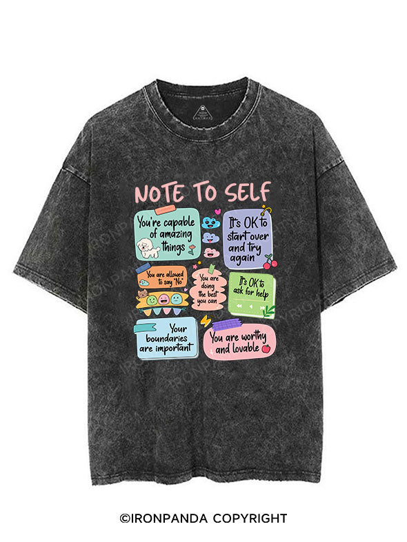 Note to self VINTAGE GYM SHIRT