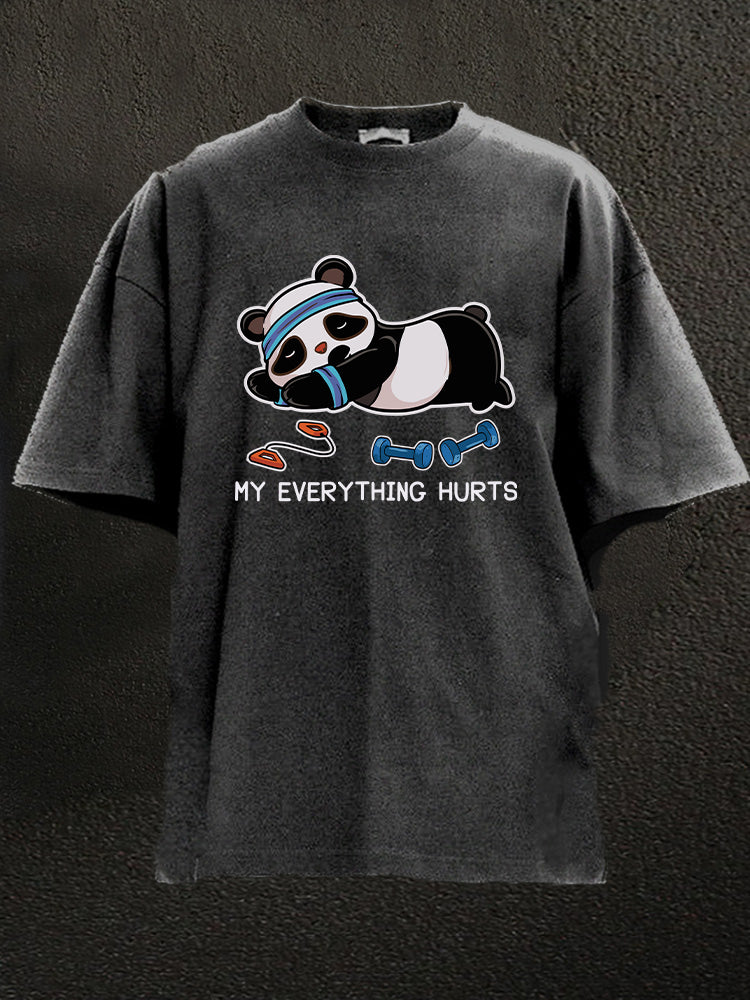 My everything Hurts Washed Gym Shirt