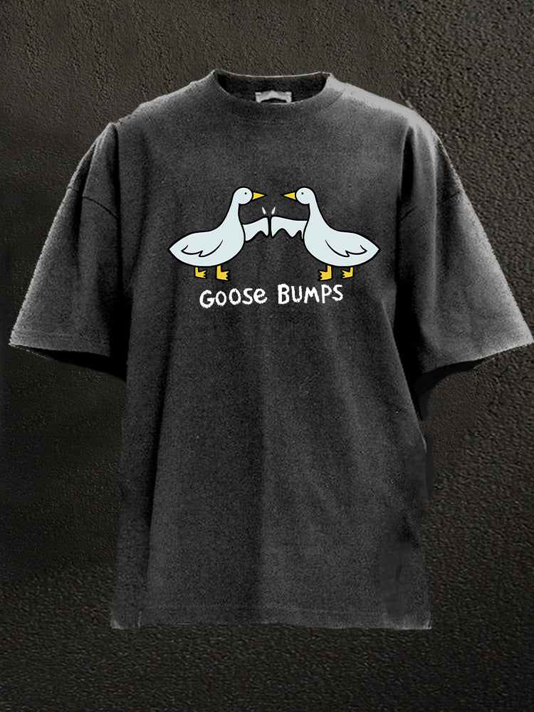 Goose Bumps Washed Gym Shirt