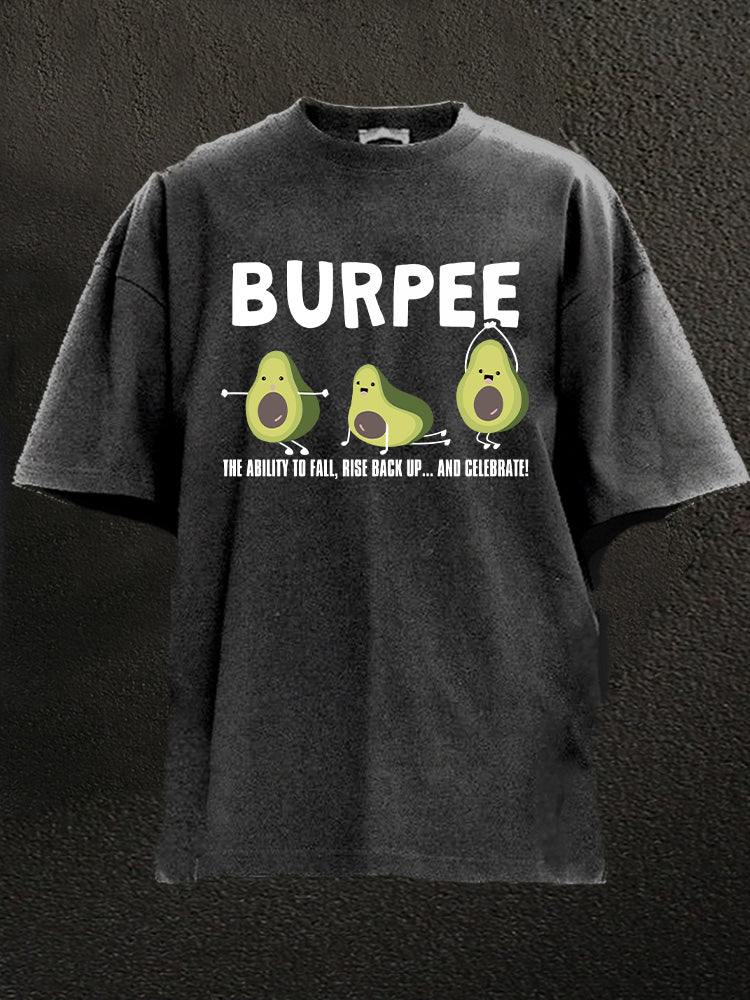 Burpee Avocado Washed Gym Shirt