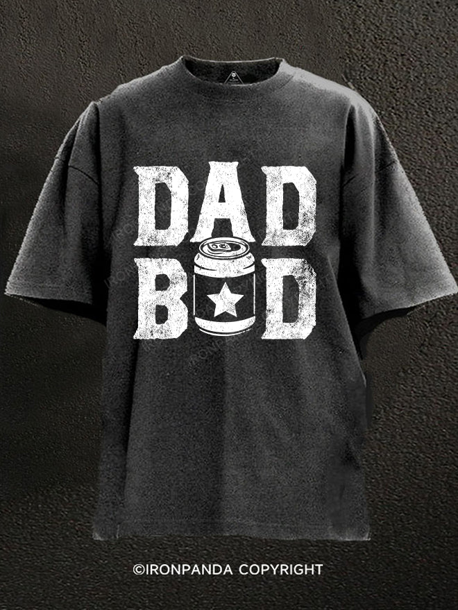 Dad Bod Washed Gym Shirt