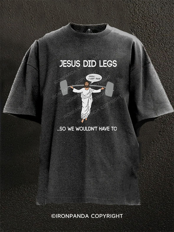 Jesus Men's Washed Gym Shirt