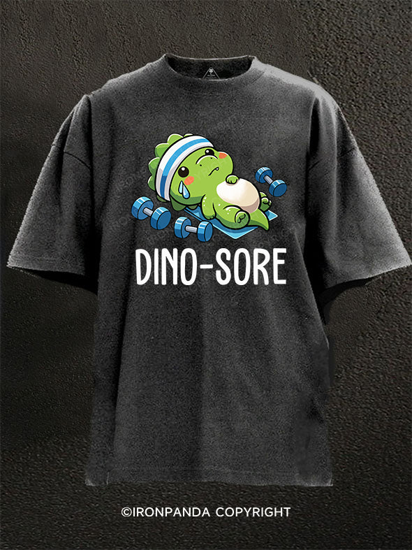 DINO-SORE Washed Gym Shirt