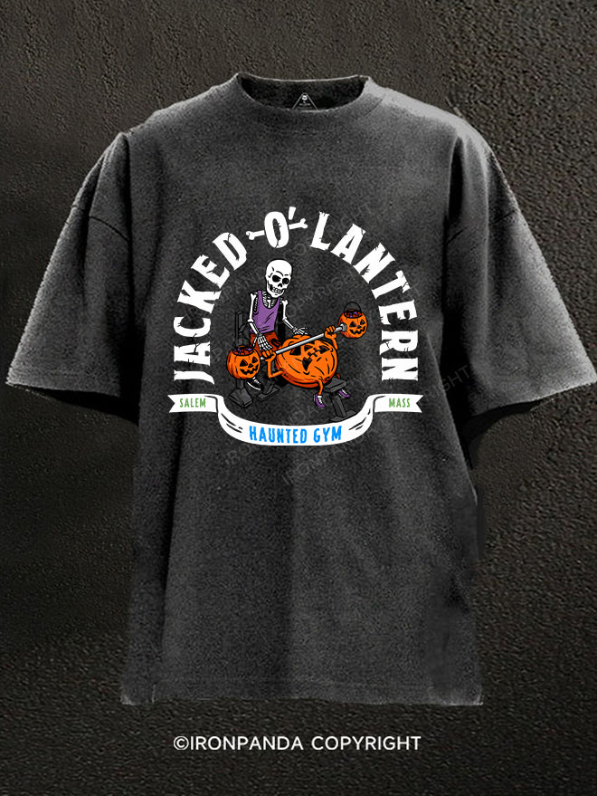 JACKED O' LANTERN Washed Gym Shirt