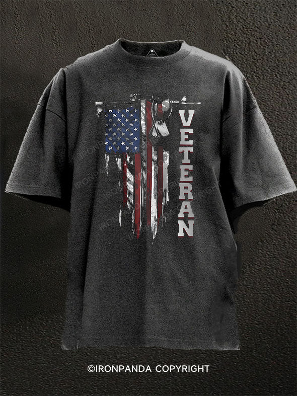 Veteran Washed Gym Shirt