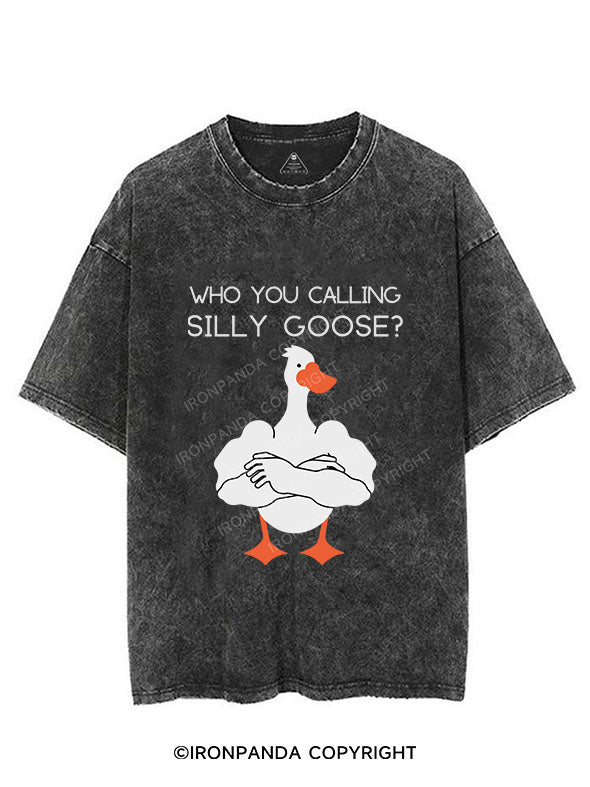 who you calling silly goose Vintage Gym Shirt