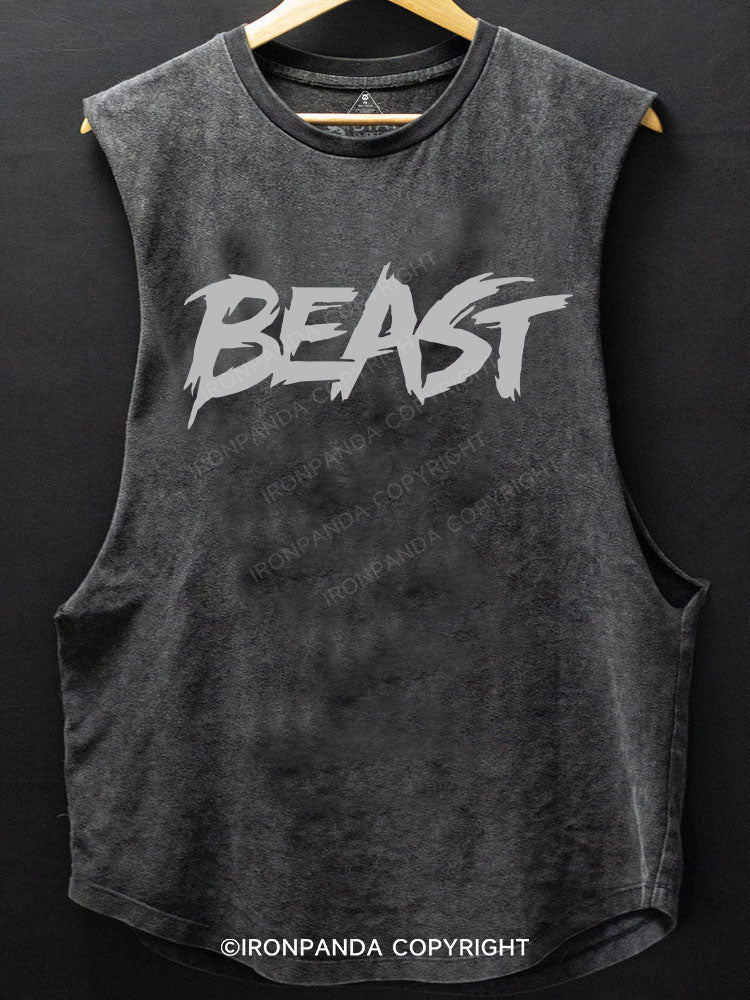 Beast Scoop Bottom Cotton Tank