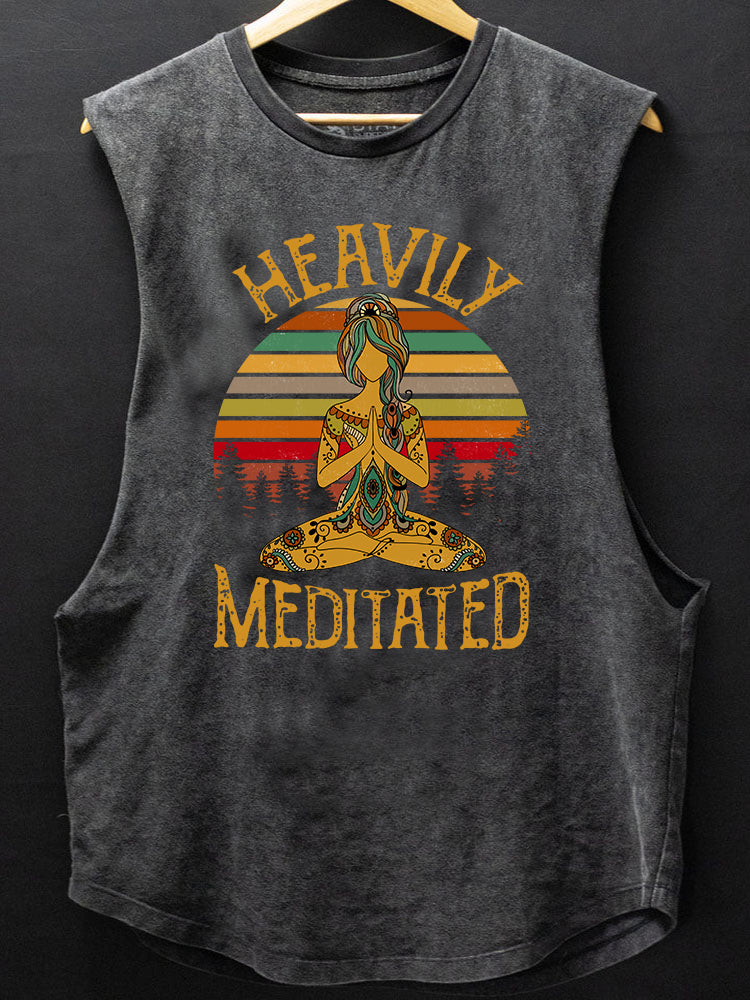 Heavily Meditated Scoop Bottom Cotton Tank