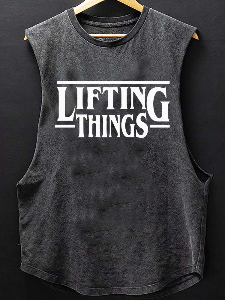 Lifting Things Scoop Bottom Cotton Tank