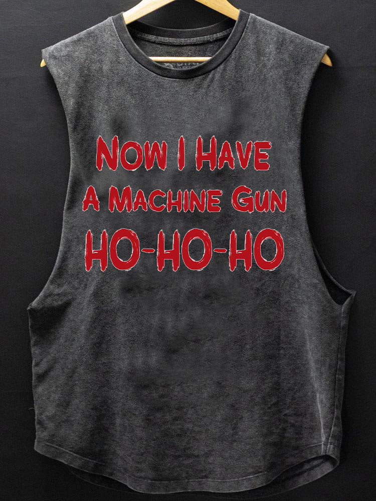 now I have a machine gun hohoho SCOOP BOTTOM COTTON TANK