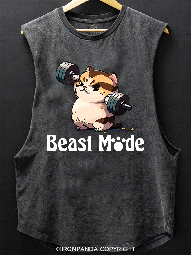 BEST MODE CAT SCOOP BOTTOM COTTON TANK