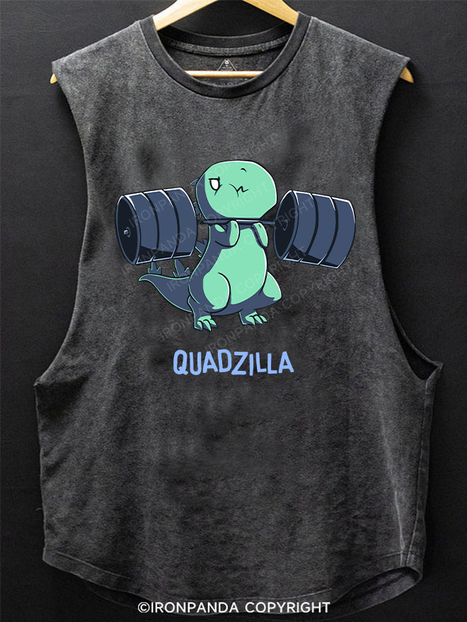 QUADZILLA SCOOP BOTTOM COTTON TANK