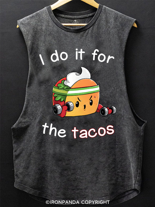 For the Tacos SCOOP BOTTOM COTTON TANK