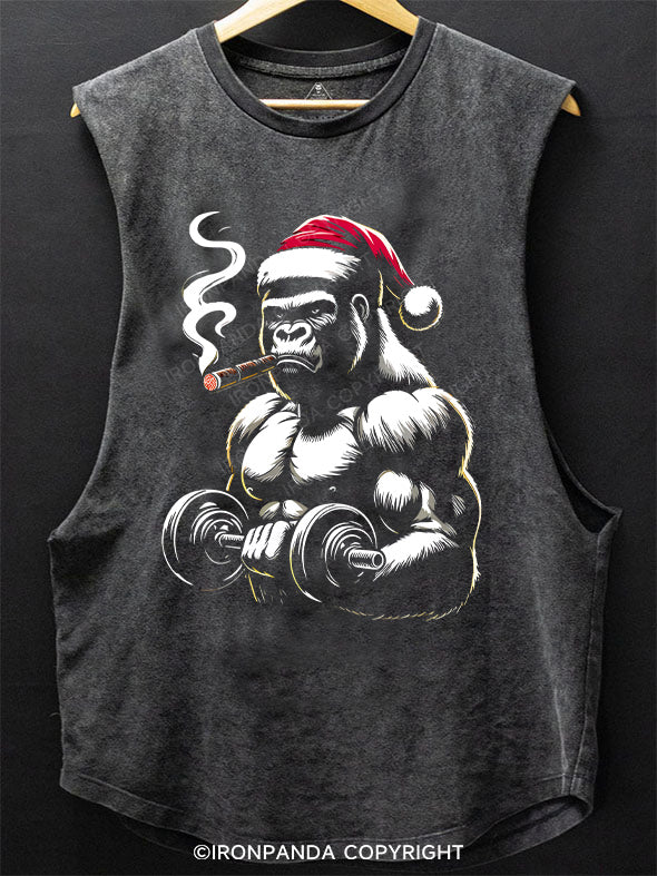 Gorrila Xmas Curls SCOOP BOTTOM COTTON TANK