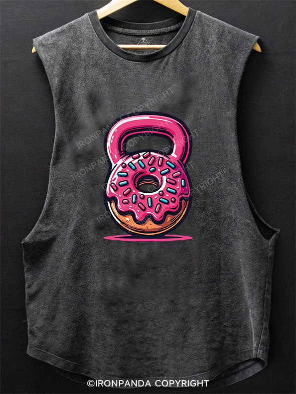 DONUT KETTLEBELL SCOOP BOTTOM COTTON TANK