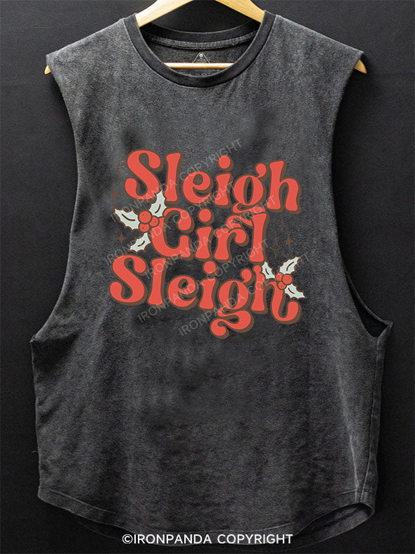 SLEIGH GIRL SLEIGH SCOOP BOTTOM COTTON TANK