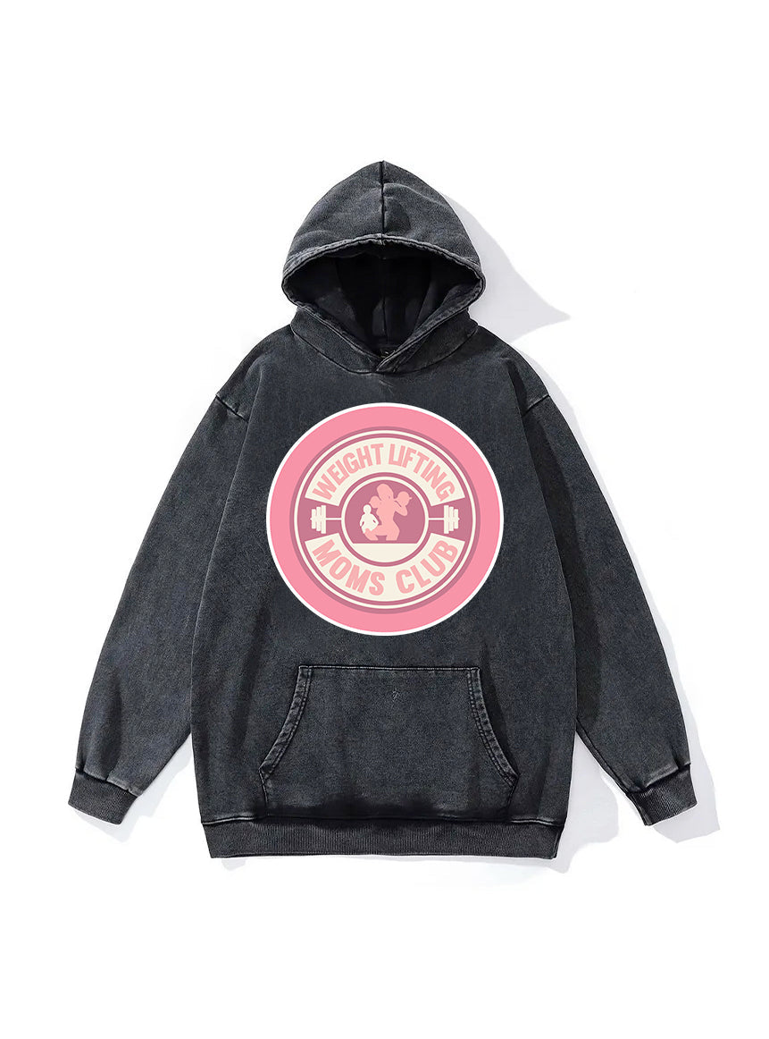 Fit Mom  Washed Gym Hoodie