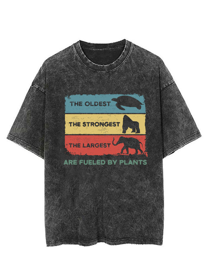 Fueled By Plants Vintage Gym Shirt