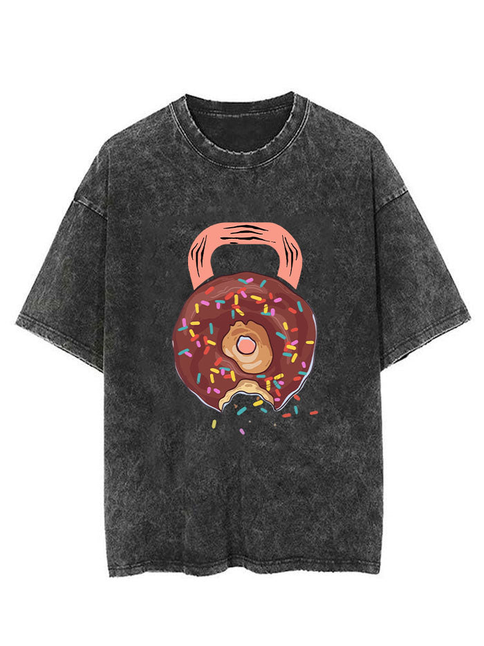 DONUT KETTLEBELL Vintage Gym Shirt