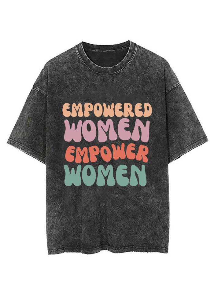 EMPOWERED WOMEN EMPOWER WOMEN VINTAGE GYM SHIRT