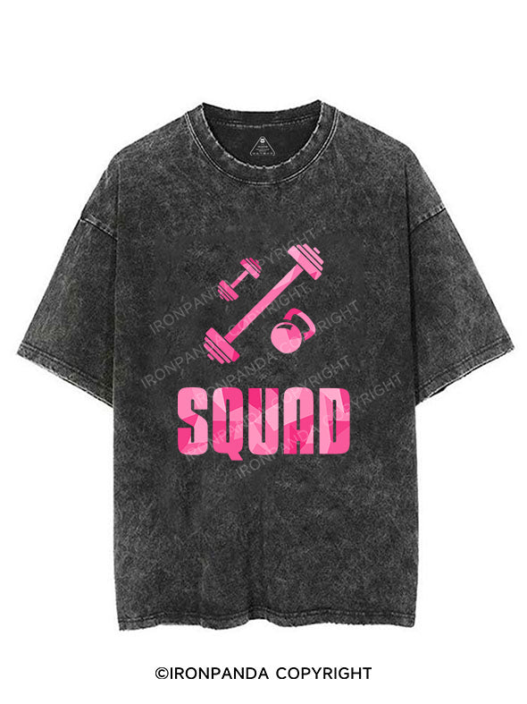 FITNESS SQUAD VINTAGE GYM SHIRT