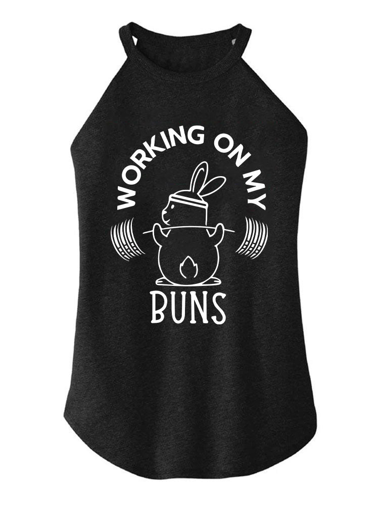 Working on my buns TRI ROCKER COTTON TANK