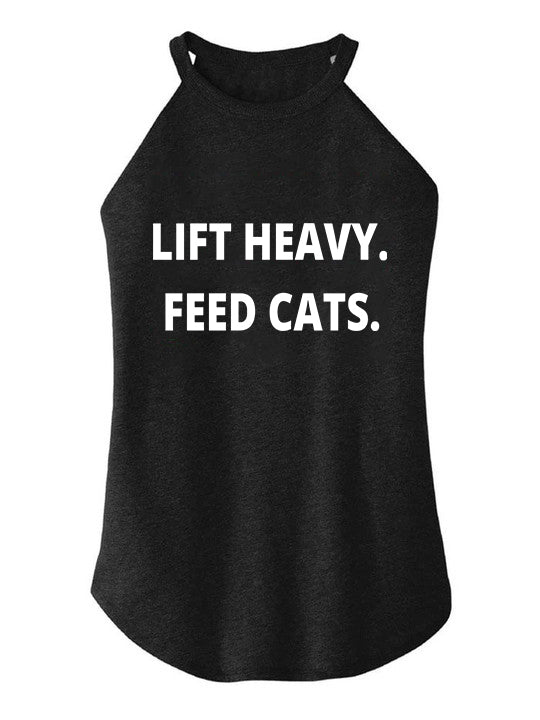 LIFT Heavy FEED CATS Rocker COTTON TANK