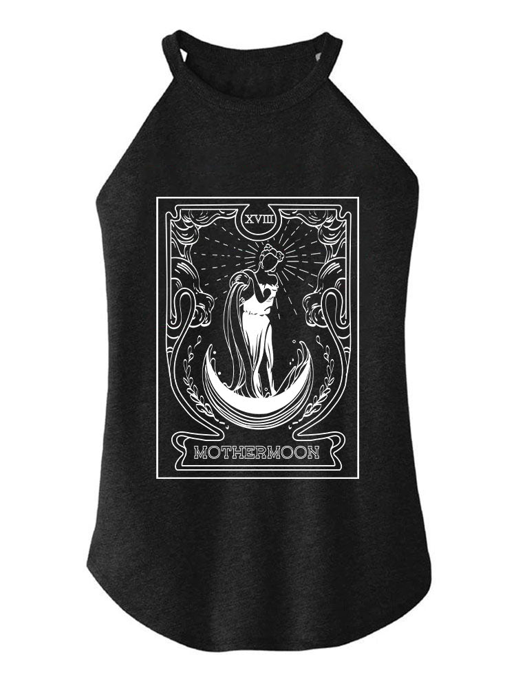 THE MOTHER MOON TAROT TRI ROCKER COTTON TANK