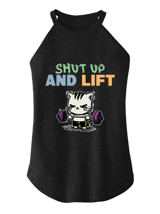 SHUT UP AND LIFT ROCKER COTTON TANK